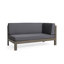 Canapé modulaire d'extérieur en forme de L de 58,25 po avec coussins Suvada-741829116-752409043-752409054