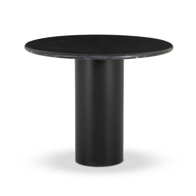 Table de salle à manger Calila, Black Marble/Dark Kettle Black