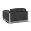 Chaise en cuir italien à grain supérieur-425015469