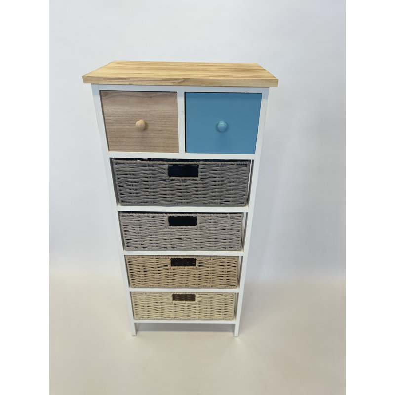 Kentrez 6 Drawer Tallboy Storage