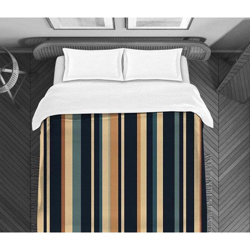 Polyester Striped Comforter, King Comforter