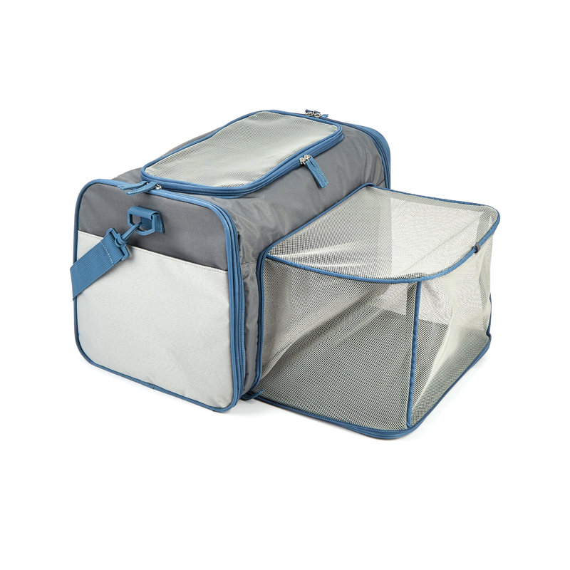 Expandable Foldable Carrier Grey/Blue