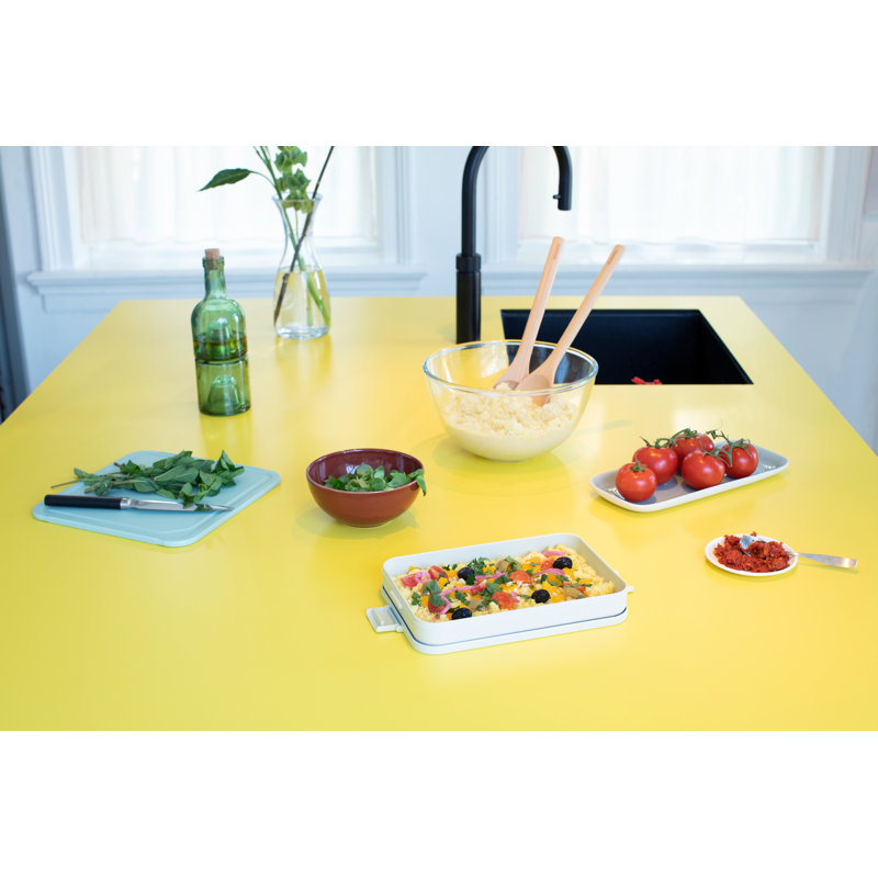 Brabantia Make & Take Lunch Box, Flat, Light Gray