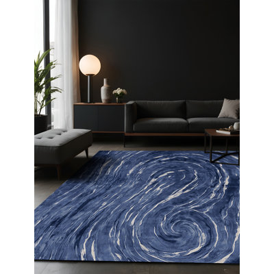 Tapis gris soyeux et moelleux