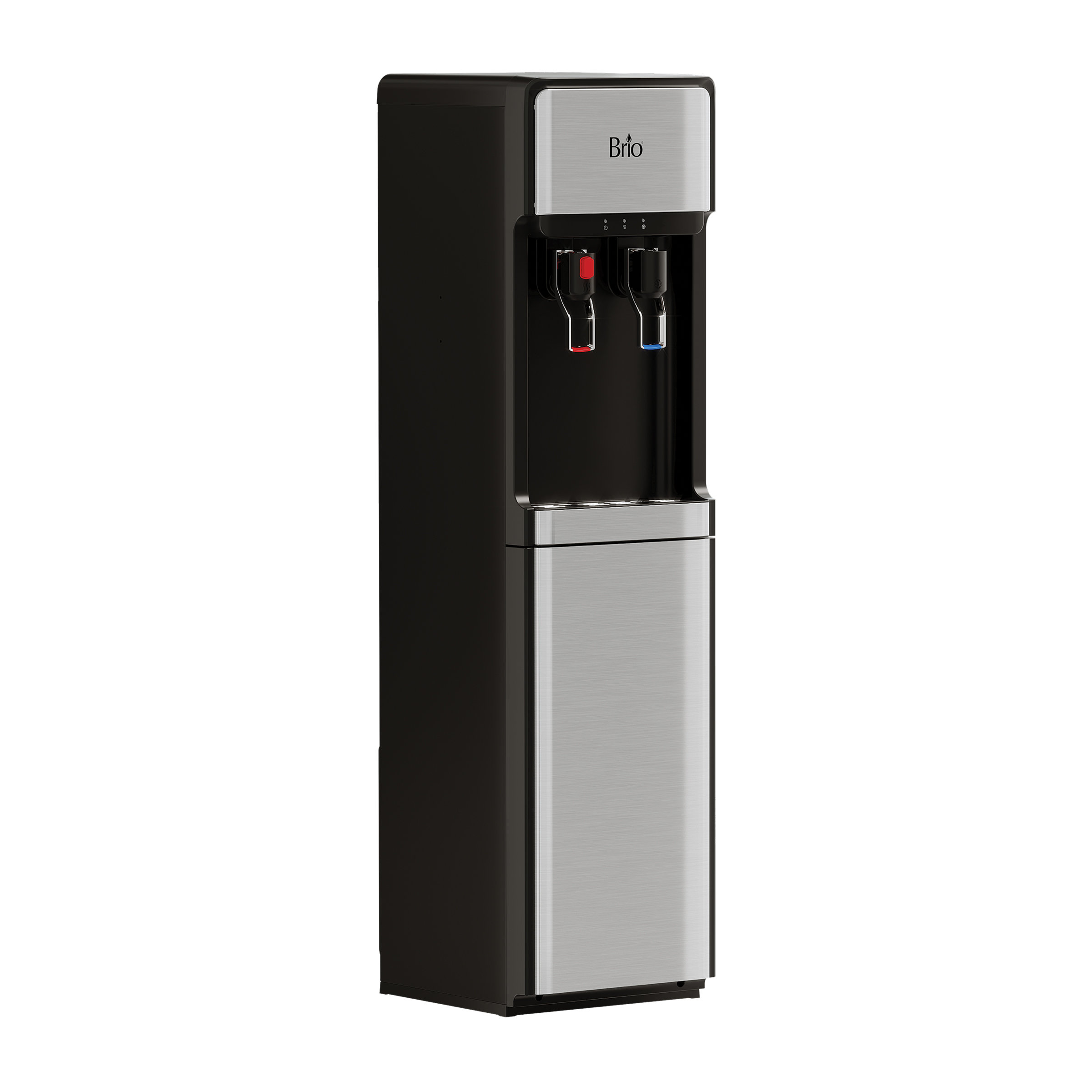 Brio 300 Series White Load Black Water Cooler With Self Cleaning Ozone
