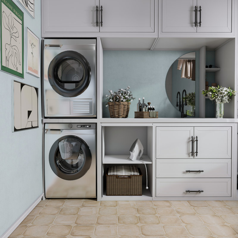 Laverton Octagon W/Taco 7-7/8 In. X 7-7/8 In. Porcelain Floor And Wall Tile, Dark Beige/Ivory