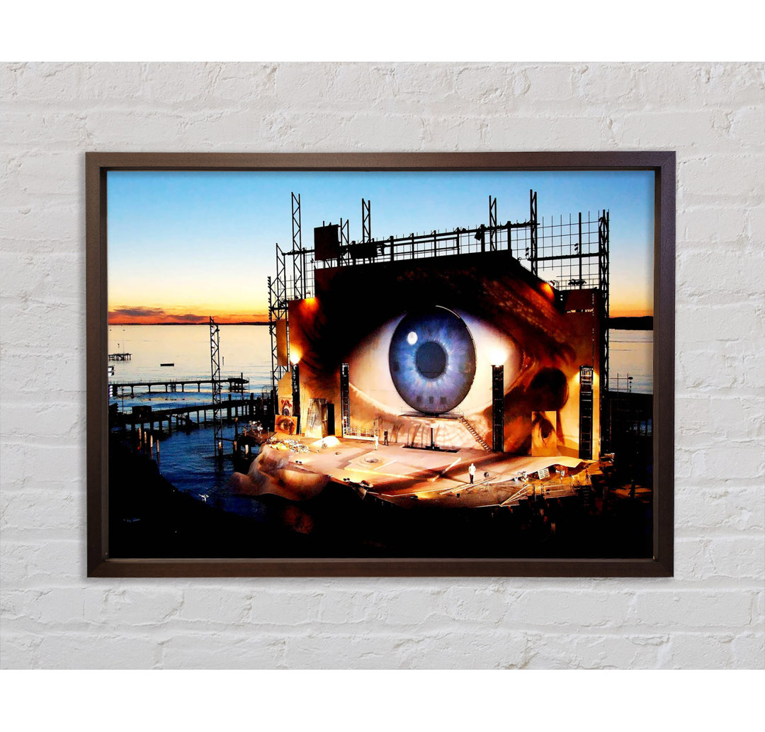 Eye Watching You - Einzelner Bilderrahmen Kunstdrucke auf Leinwand