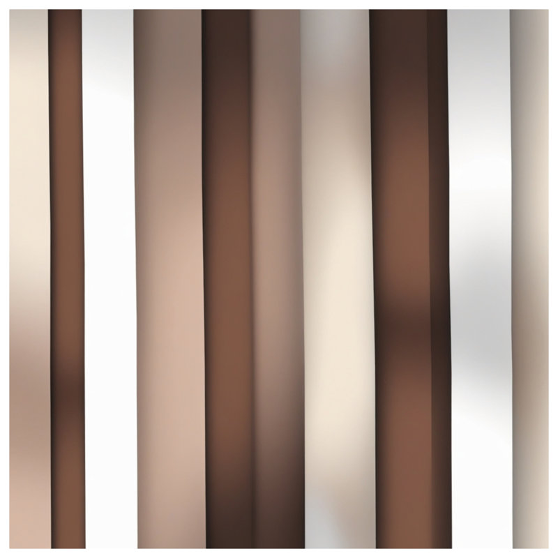 Couvertures à rayures verticales brunes et brunes, 60in W x 80in H