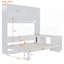 Grand lit escamotable mural avec bureau et amp; Rangement - peu encombrant Durable