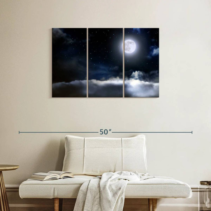 Oberle Glowing Moon, 36" H x 57" W