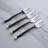 Shirleyan Inox Artisans Twig Pastry Forks 4 Pc. Set