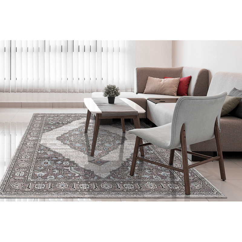 Oriental Indoor Rug, Rectangle 5'3" x 7'7"