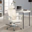Fauteuil de bureau et de jeu ergonomique à dossier haut en maille respirante – Appui-tête réglable, soutien lombaire, repose-pieds rétractable, design pivotant inclinable – Idéal pour la maison, le bureau ou la salle de jeux – Maille respirante-939347753-939347755