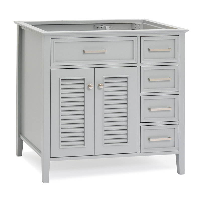 Base de meuble-lavabo simple 37 po Ferree, Gris