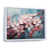 White Floater Framed