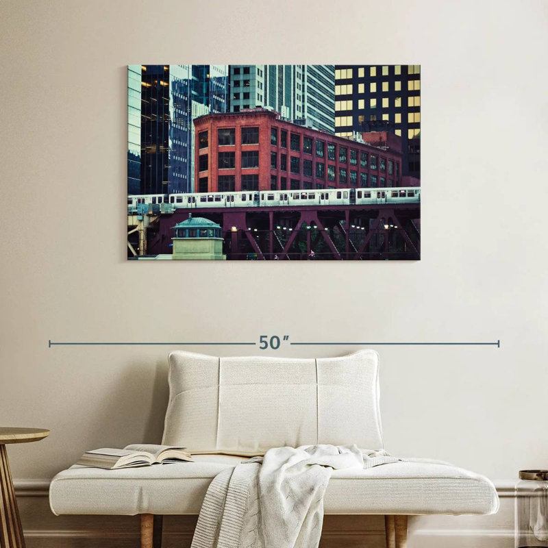 Nicci Railway In Chicago, 26" H x 39" W
