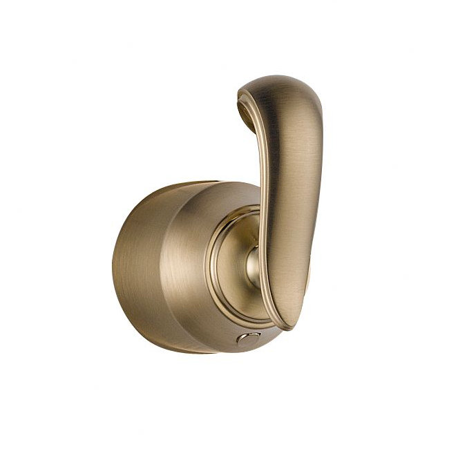 Ensemble de poignée de bain de bain de bain français simple cassidy, Bronze-Champagne lustré