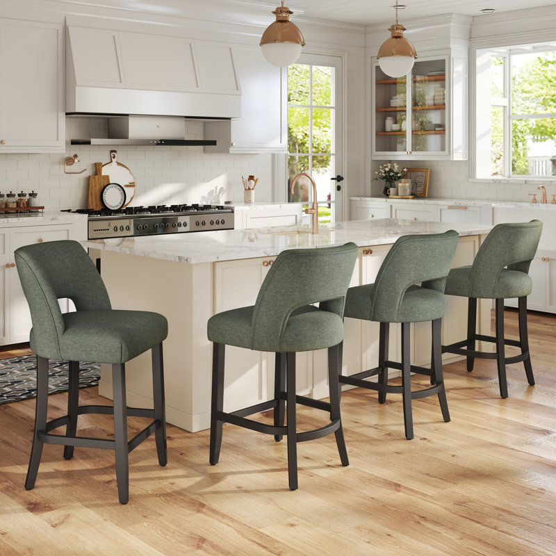 Tabouret de bar Bisto, Vert