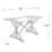 Commack Solid Wood Top Dining Table