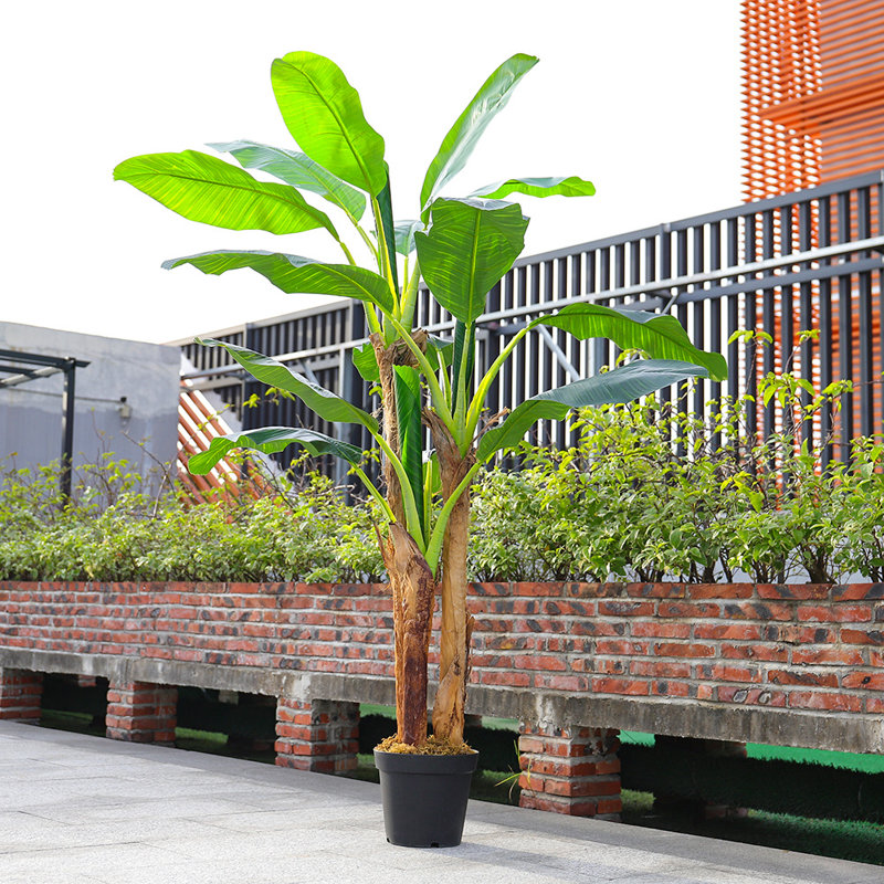 158.5cm Artificial Banana Leaf Tree in Pot