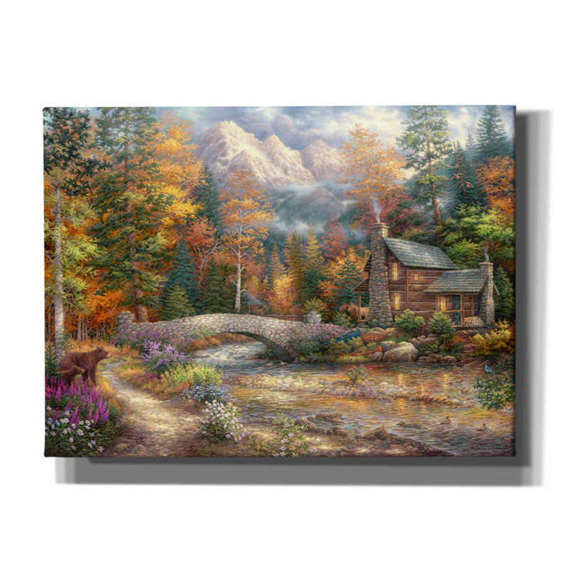 «Call of the Wild» par Chuck Pinson, art mural sur toile, H 40 po x l 54 po x P 1,5 po