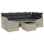 234cm Wide Patio Sofa with Cushions