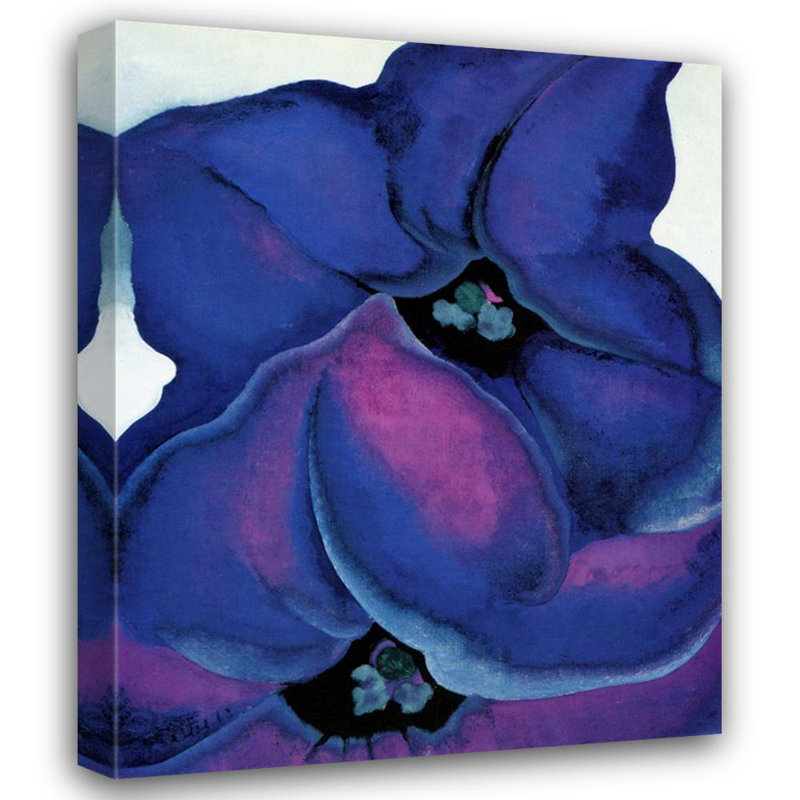 Purple Petunias, 1925, 24" H x 19" W