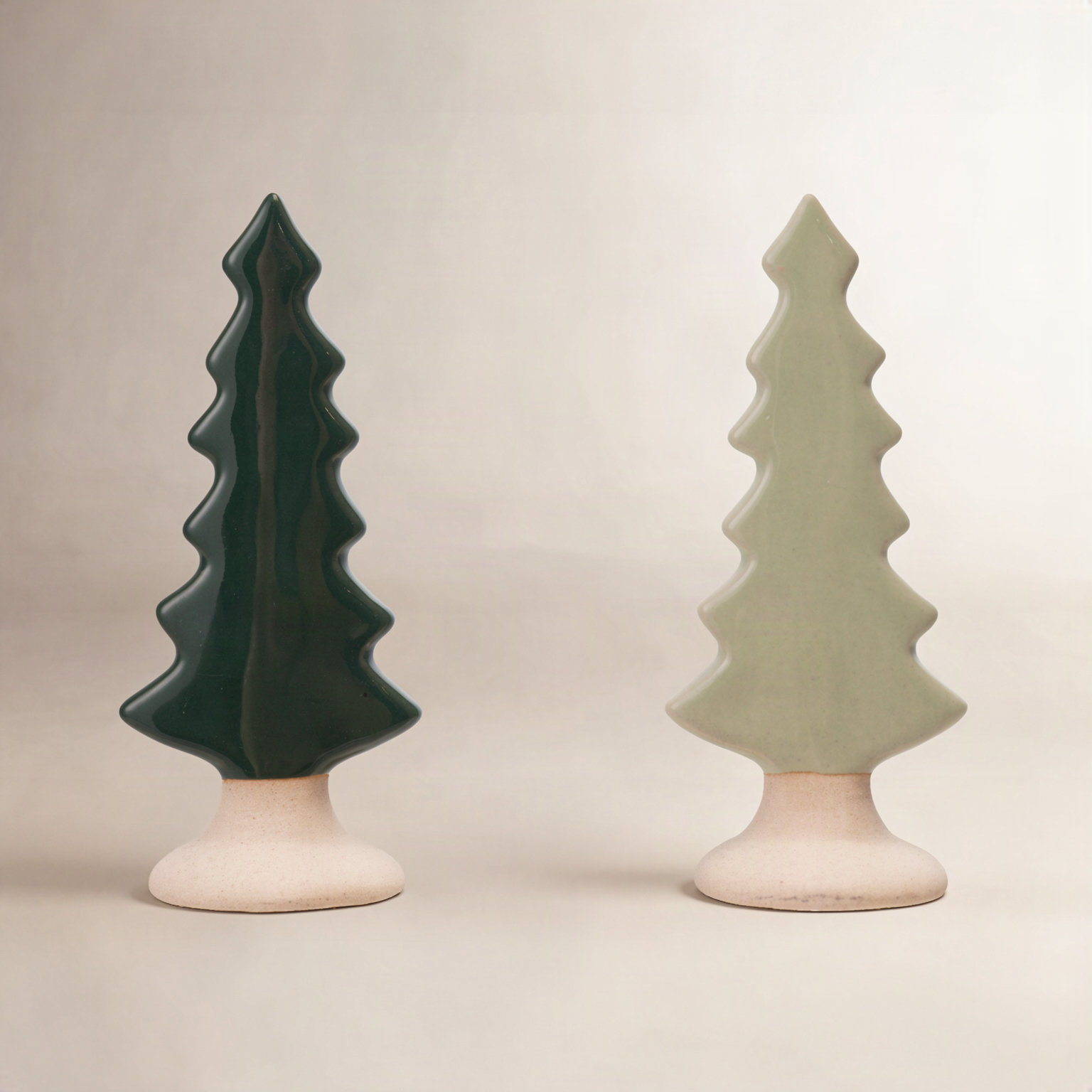Glazed Stoneware Tabletop Tree