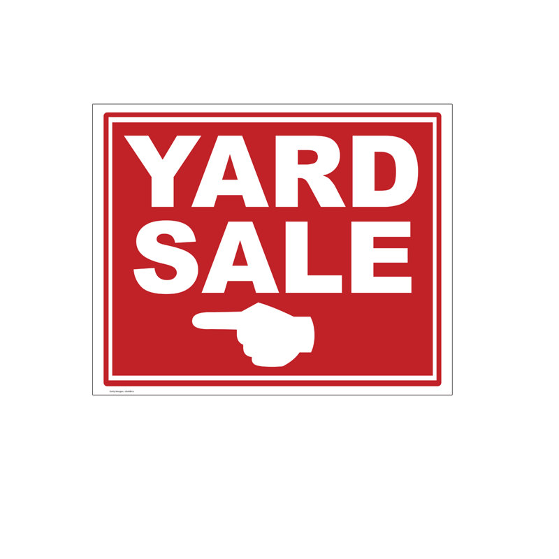 Sale Left Yard Sign