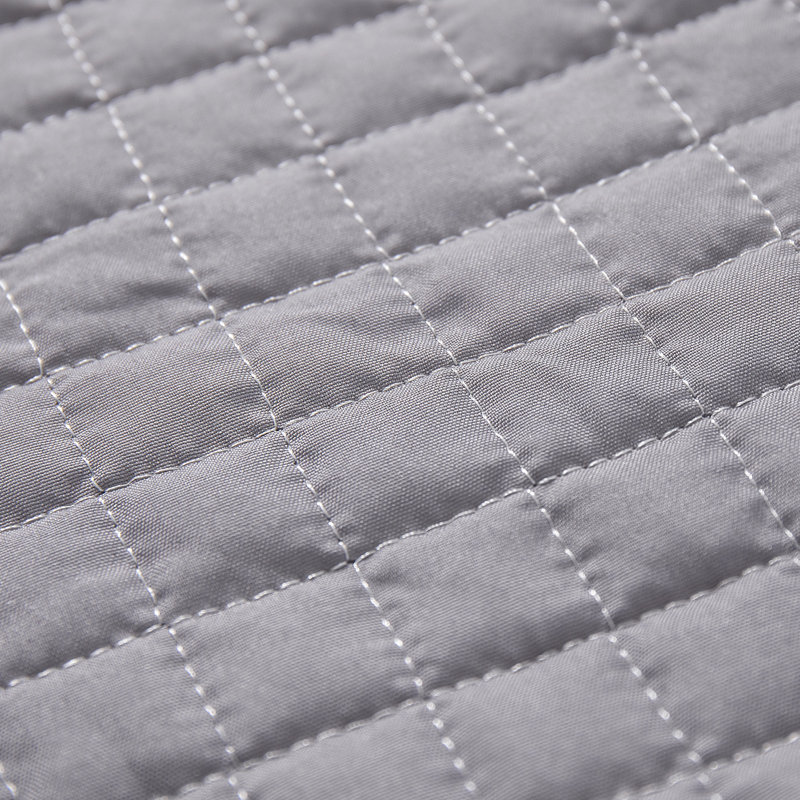 Quilted Fitted Sheet - White - 137×190cm, Full Fitted Sheet, White
