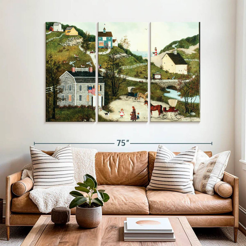 Alvord Coming For Tea, 42" H x 65" W