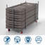 Chariot de table rectangulaire pliable commercial Zown