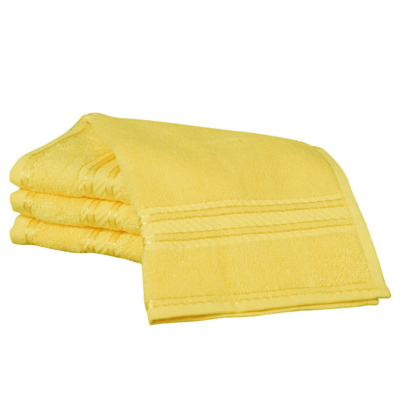 Berkly Midweight Washcloth, Yellow