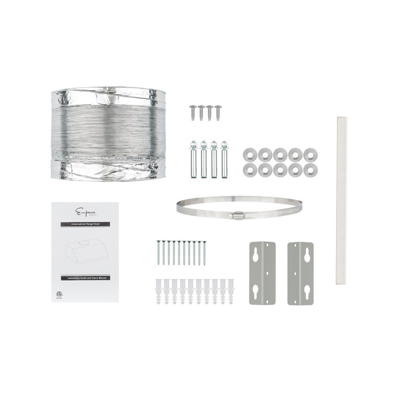 2 Piece Kitchen Package With 30" Gas Cooktop, and 36" Ducted Under Cabinet Range Hood