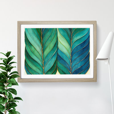 Explosive Leaf - Single Picture Frame Print