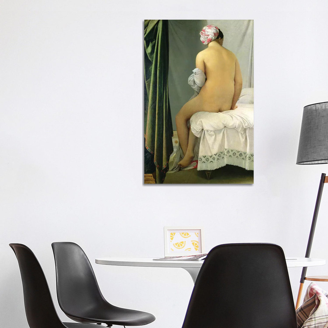 The Bather (Baigneuse Valpincon) by Jean-Auguste-Dominique Ingres - Wrapped Canvas Painting