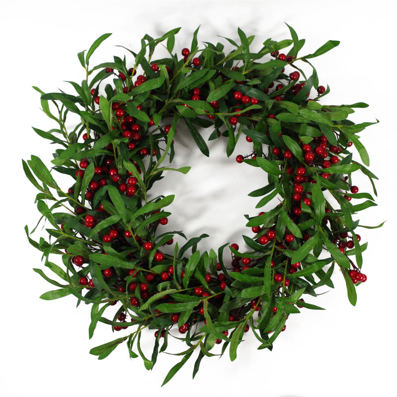 Faux Plastic 60cm Wreath