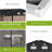 12x10 ft Metal Outdoor Storage Shed with Lockable Doors, Windows & Ventilation – Durable Garden, Garage, Backyard Storage for Tools, Lawn Equipment & Seasonal Items
