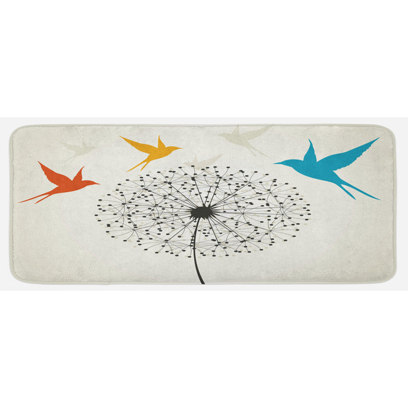 Tapis de cuisine oiseaux