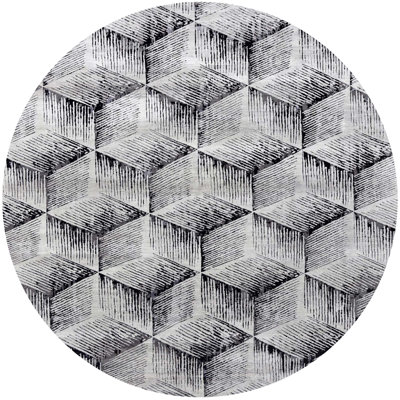 Tapis moderne 100% Mid-Century lavable à la machine 57