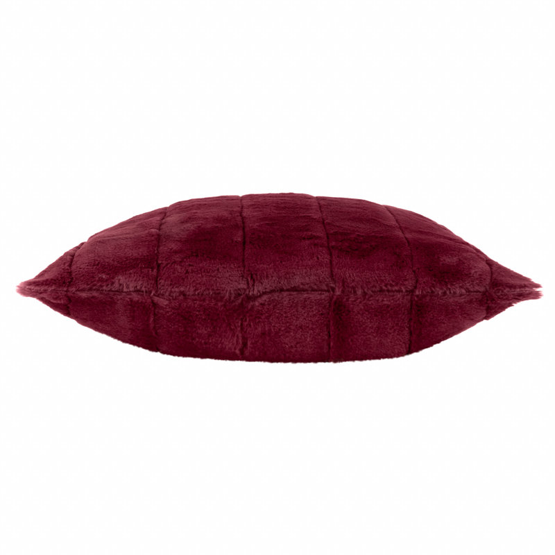 Empress Square Throw Cushion, Red, 55cm H x 55cm W