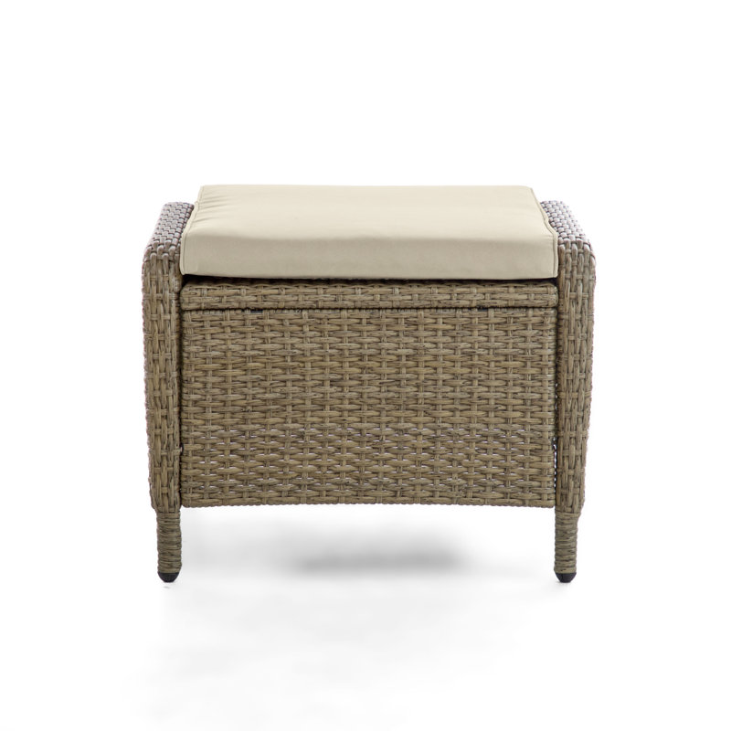 Wicker Outdoor Ottoman