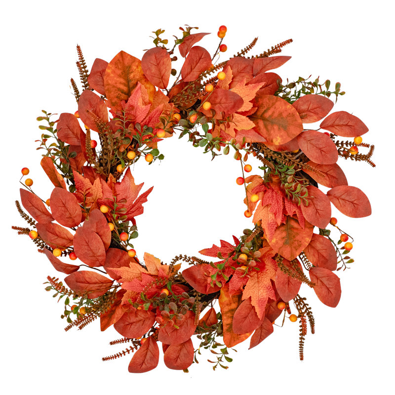 COPPER LEAF - 26" Autumn Wreath 