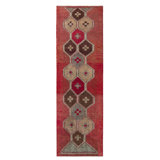One-of-a-Kind 3'2" X 9'6" Hand Knotted Area Rug