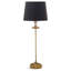 Clove Stem Buffet Table Lamp With Black Shade