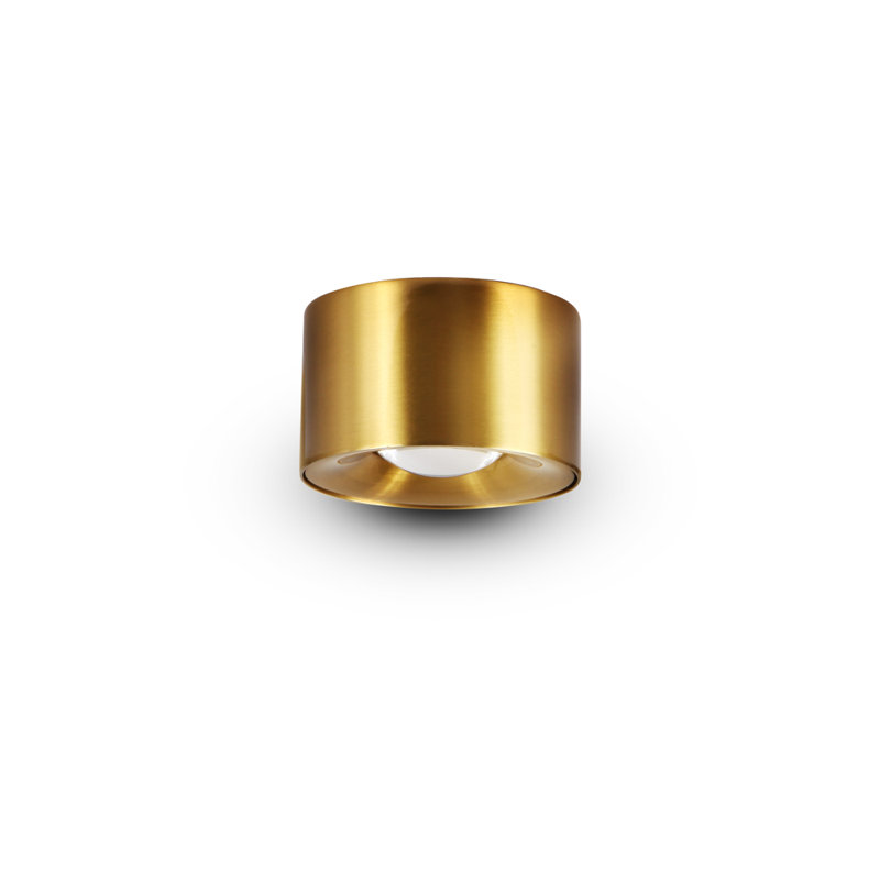 Node 3.25-in Integrated LED ETL Certified Surface Mounted Downlight, Antique Brass