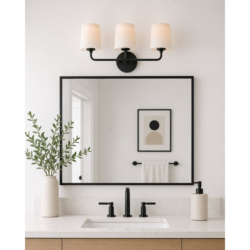 Arkady 3 - Light Dimmable Vanity Light, Black
