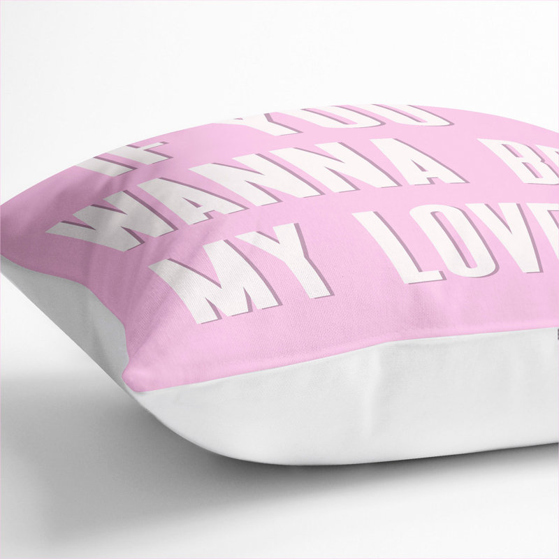 Square Cushion, 55cm H x 55cm W x 20cm D, White