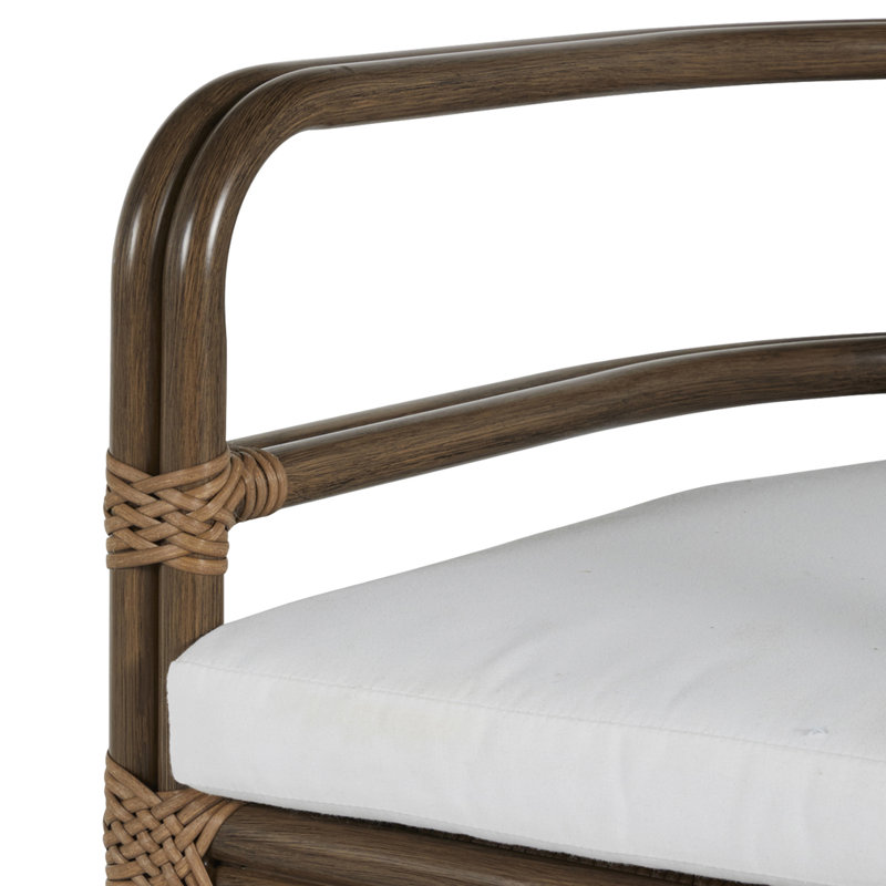 Malibu Arm Chair, Welt, Linen Chambray