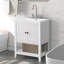 Meuble-lavabo moderne en bois massif Iundra de 24 po Ilyra (lavabo seulement)